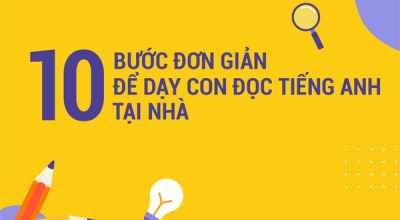 10 bước đơn giản để dạy con đọc tiếng anh tại nhà